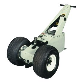 Powered trailer mover features variable speed control.
